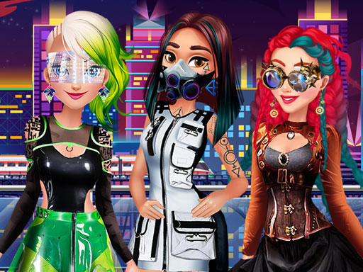 Cyberpunk City Fashion gameplay