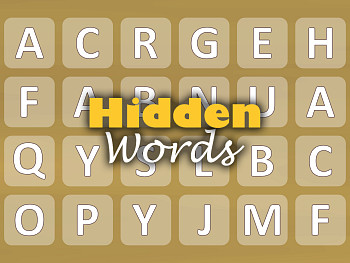 Hidden words gameplay