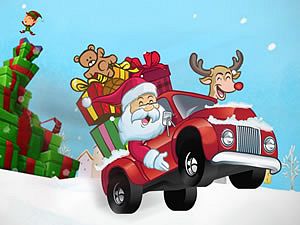 Santa Gift Truck gameplay