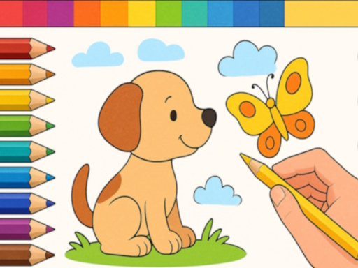 Draw with Pencils Coloring Book! gameplay