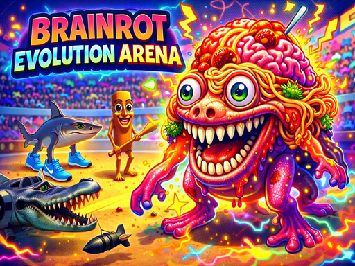 Brainrot Evolution Arena gameplay