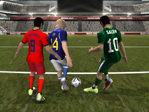 Asian Cup Soccer gameplay