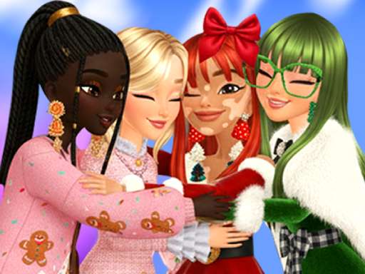 Christmas Girls Dress Up gameplay